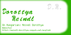 dorottya meindl business card